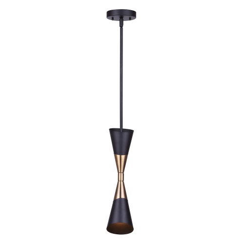 EMLEN ROD PENDANT 1LT 60W M.BLK