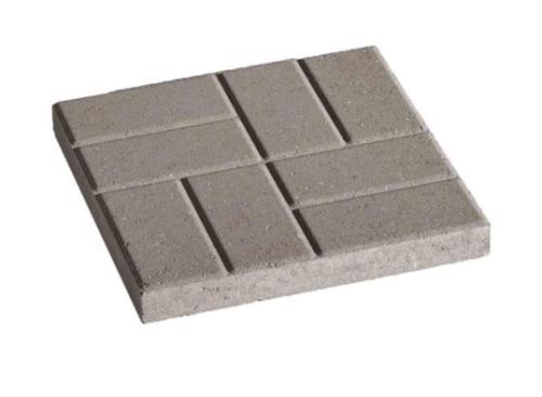 Brick Slab, Grey - 24" x 24"