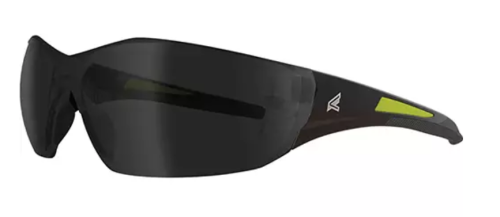 Delano - Safety/Sun Glasses Smoke Lens - Black Frame