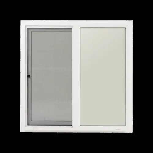 2630 XO White Vinyl Slider 29.5" x 35.5" | Low-E Over Clear Glass + Screen| Nail-On