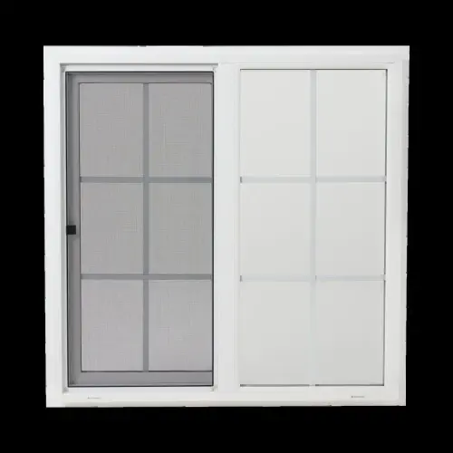 4050 XO White Vinyl Sliding Window 47.5" x 59.5" | Low-E Over Clear Glass + DVL + Screen | Nail-On