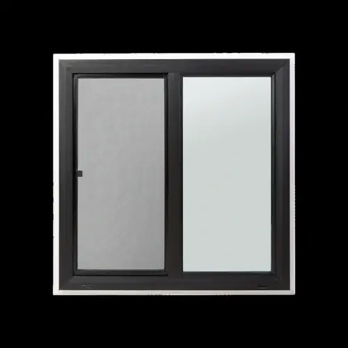 5040 XO Black/White Vinyl Sliding Window 59.5" x 47.5" | Low-E Over Clear Glass + Screen