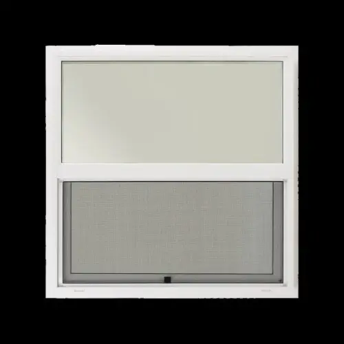 1636 WHT SH N/O WHT LOWE/CLR W/SCREEN NET FRAME 17.5" X 41.5"