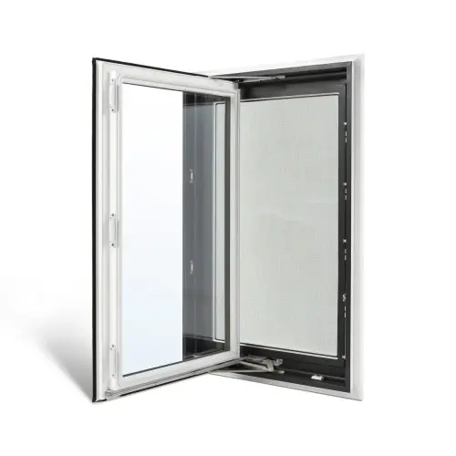 2640 CSMNT LH TMF N/O BLK/WHT LOWE/CLR W/SCRN NET FRAME 29.5" X 47.5"