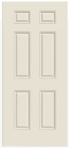 3068 LH 6PNL WHT FG DB 4-9/16 FJ FIXED MILL THRESHOLD 37.5" X 81.5" NET FRAME