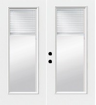 6068 LH LOWE MINI WHT FG 1-LITE DB RETRO 4-9/16 FJ FIXED MILL THRESHOLD 71.5" X 79.5" NET FRAME