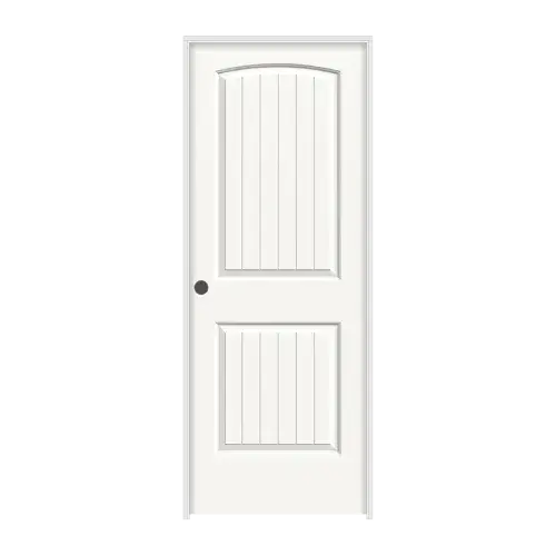 19.5" x 81.5" Right-Hand 2-Panel Santa Fe Hollow Core Interior Door
