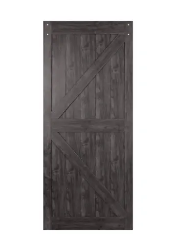 36" X 84" K STONE DESIGN IRON AGE SLAB BARN DOOR