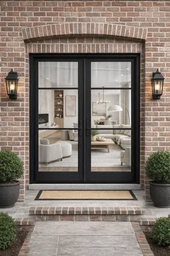IRON 3 LITE SLIM DOUBLE DOOR LH
NET FRAME 74.5"X81"