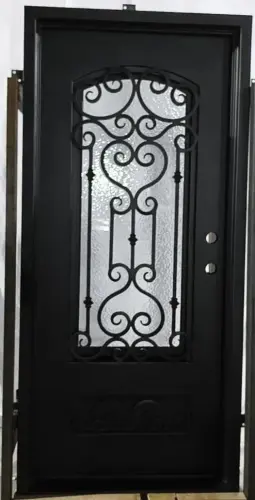 JRSD02 RH DECORATIVE IRON DOOR 38"X81" NET FRAME