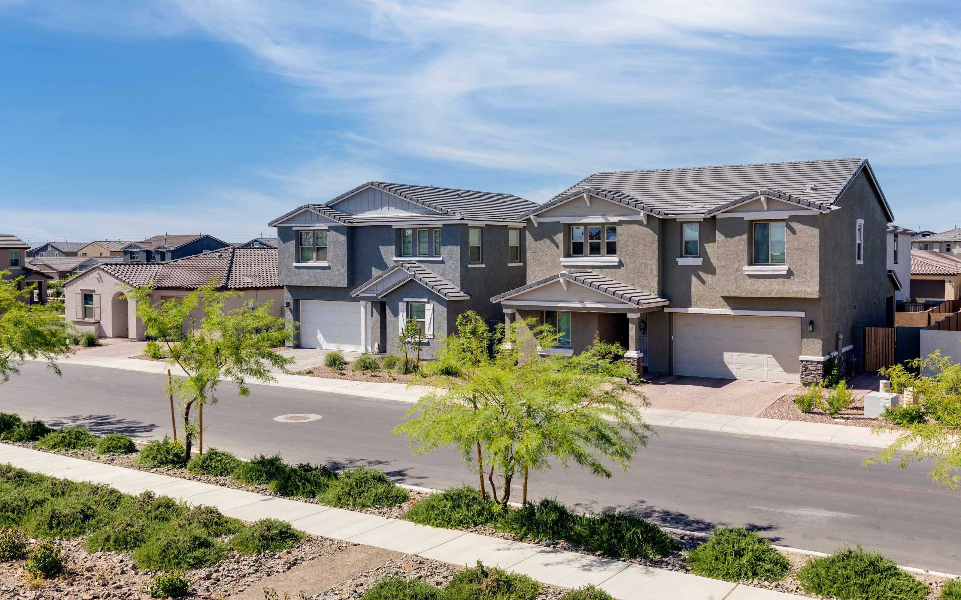 Modern residential home with energy-efficient architectural-grade windows as an alternative to Pella and Andersen windows