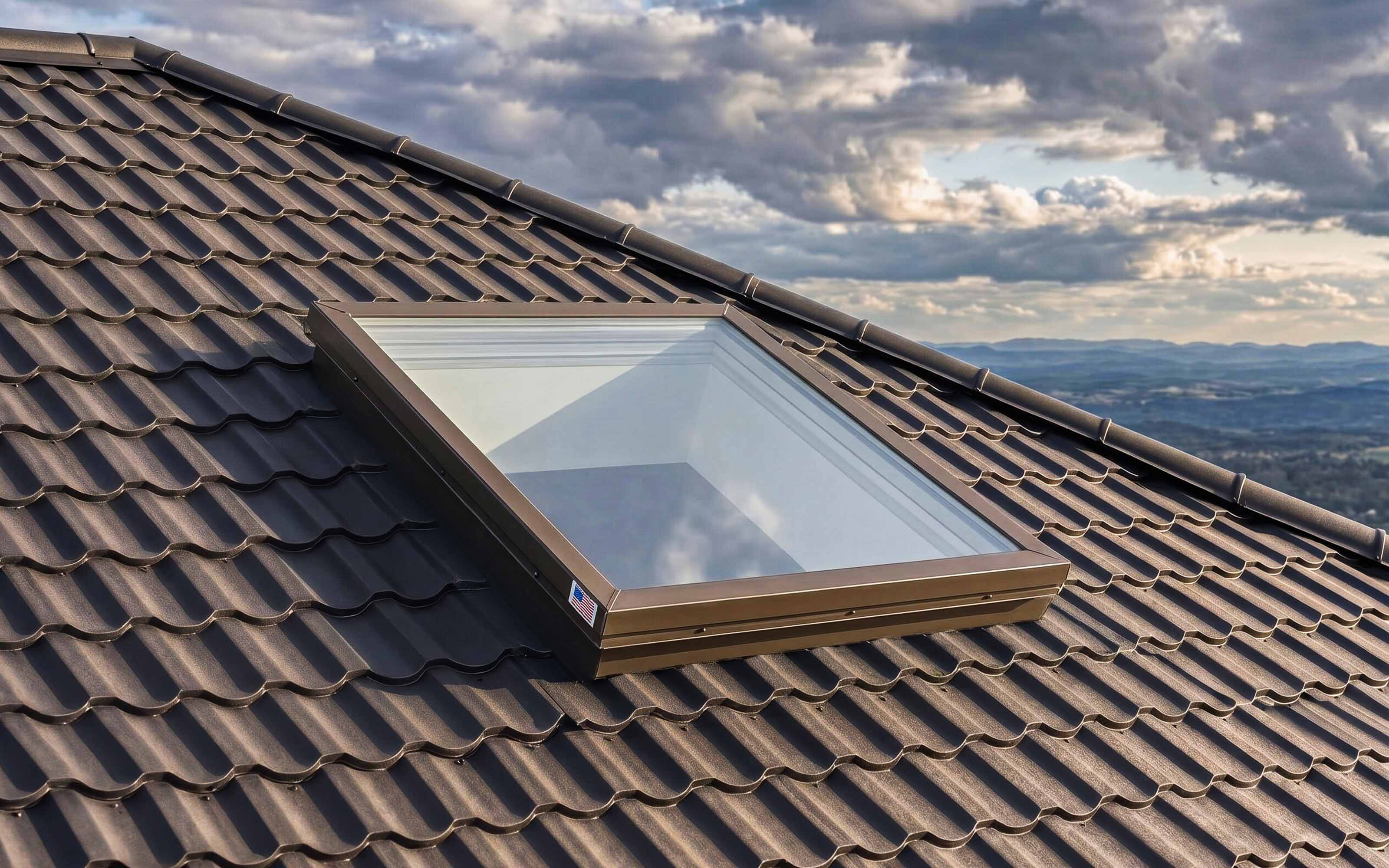 Modern Arizona home with energy-efficient skylights designed to reduce heat gain, improve natural light, and withstand harsh desert weather