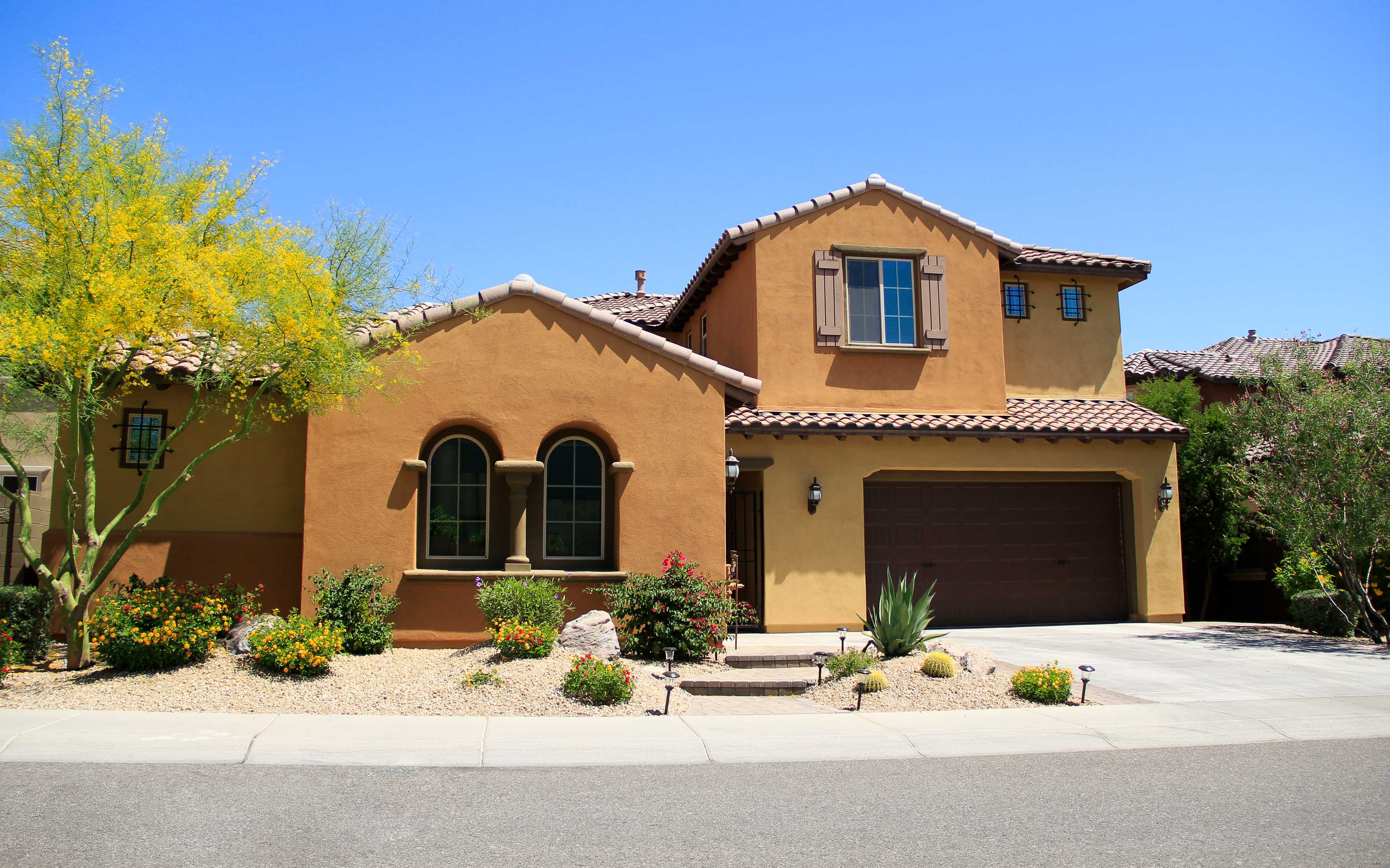 home exterior with matching windows and doors creating cohesive curb appeal
