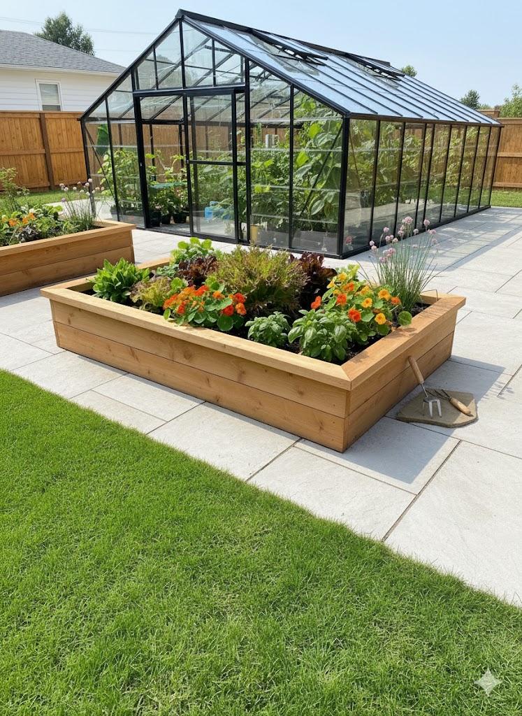 4'X8' CEDAR RAISED GARDEN BED