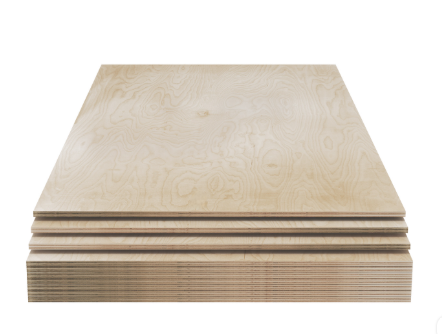 1/4" White Birch 'shop' Plywood 4x8 (5.2mm actual thickness)
