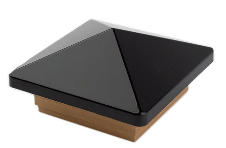 Black PYRAMID POST POINT 4x4