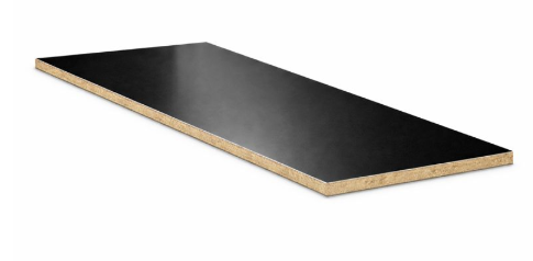 3/4" MELAMINE 4X8 BLACK