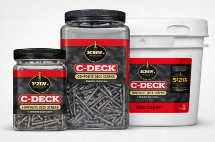 #10X2-3/4" "CEDAR" SS C-DECK SCREWS (350 pcs /CT)