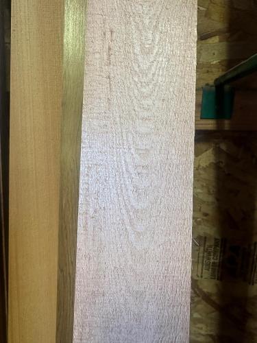 1X6X16' CLEAR CEDAR S1S2E, 1-Side Sanded, 1-Side Bandsaw Texture *Special Order