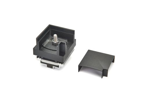 Signature Horizontal Crossover 90Deg Corner Bracket Black Line / Fixed (1-PK)