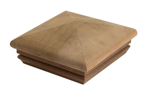 HATTERAS CEDAR PYRAMID POST CAP 4x4