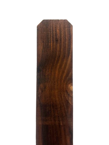 1x6x6' Oxford Brown Dog Ear Doug Fir "oil stained" Fence Boards