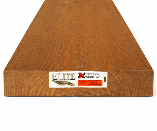 2X10X8' ELITE WOOD (Hem-FIR  S4S  CEDAR TONE  NON INCISED) *Special Order / Restock Charge Applies if Returned, AKA: Out Door Wood