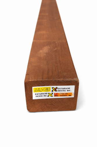 4X4X12' ELITE WOOD (HEM FIR  S4S  CEDAR TONE  NON INCISED) (24 pcs /unit) AKA: Out Door Wood