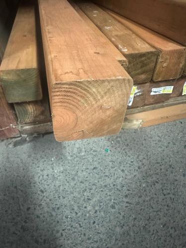 6X6X8' ELITE WOOD (HEM FIR S4S CEDAR TONE NON INCISED) *Special Order / Restock Charge Applies if Returned