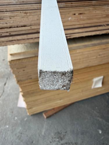 5/8"x5/8"x8' PVC White Sq. Trim