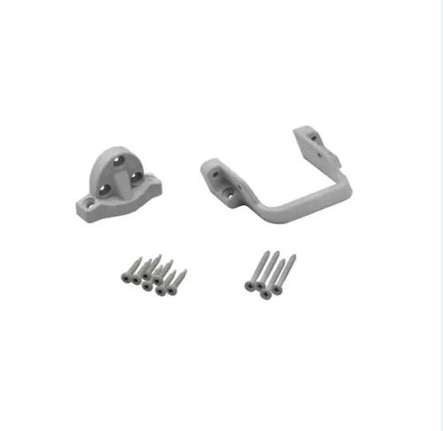 Select T-Rail 22.5 Degree Right Bracket Kit White