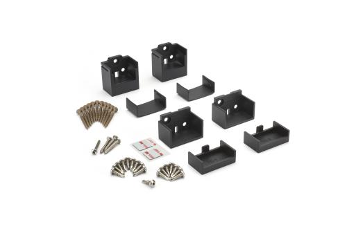Enhance Fixed Steel Mounting Brackets (4/pk) Black (For use with: 543310126, 543310132, 543310146, 543310152)