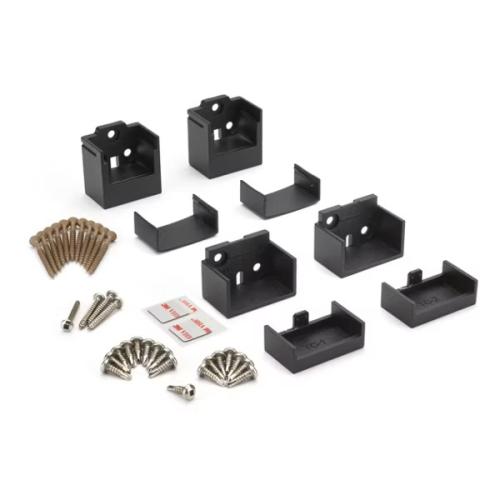Signature Horizontal Fixed Mounting Brackets Black (4pk)