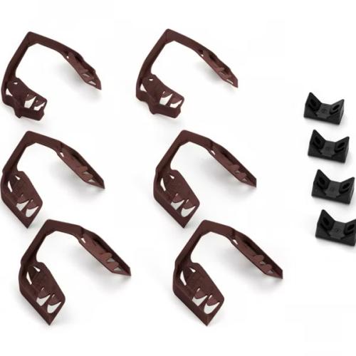 Transcend 45 Degree (Bird's Mouth) Gasket Pack Vintage Lantern. (4-45deg Adaptors for RSB Rail Brackets, 2-Crown Top Rail Gaskets, and 4-Universal Top/Bottom Rail Gaskets Included)