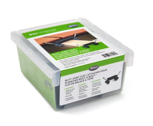 Trex "Hideaway" Hidden Butt Joint Fastner (14/box)