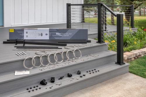 36"x6' SS Cable STAIR Panel for Signature X-Series Railing