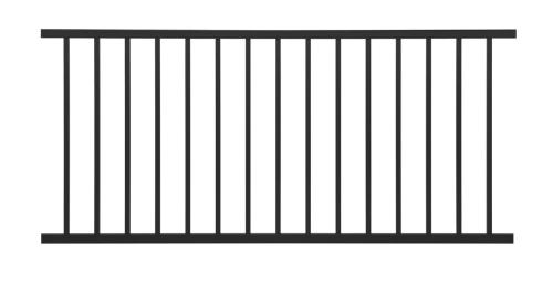 36"x4' Pre-Fab Black Panel, Signature Series (Aluminum) *Mounting Hardware Sold Seperately