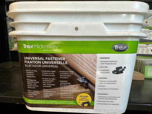 Trex "Hideaway" Hidden Fastners (500 sq ft Bucket)
