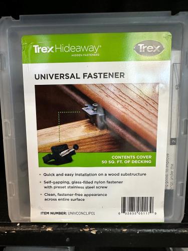 Trex "Hideaway" Hidden Fastners (50 sq ft Box)