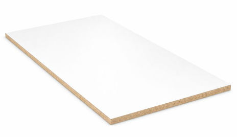 3/4" 4x8' White Melamine 'shop' (40/unit)