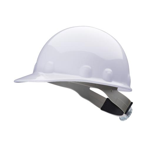 CAP WHITE SAFETY E2 FIBRE METAL W/RATCH SUSP
