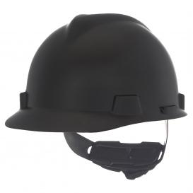 CAP SAFETY MATTE BLACK MSA RATCHET SUSPENSION