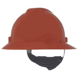 V-Gard Slotted Full-Brim Hat, Orange, w/Fas-Trac III Suspension