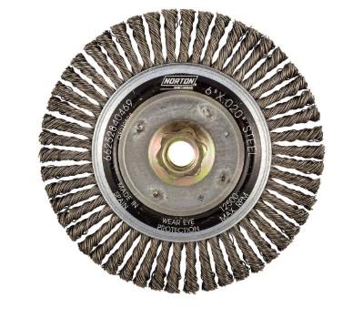 BRUSH KNOT WIRE STINGER 6 X .20 X 5/8-11