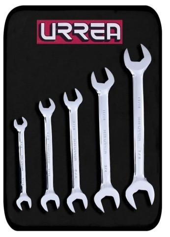 OPEN END CHROME WRENCH SET W/ VINYL POUC