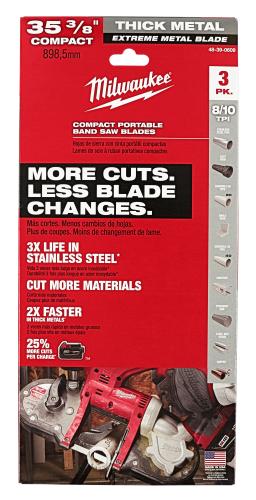 FREE COMPACT BANDSAW EXTREME  THICK METAL BLADE SAW 3PK