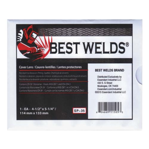 Cover Lens, Scratch/Static Resistant, 4-1/2 in x 5-1/4 in, 70% CR-39 Plastic