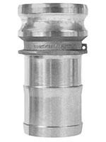 CAMLOCK ALUM 3" E MALE ADPTR x HOSE SHNK