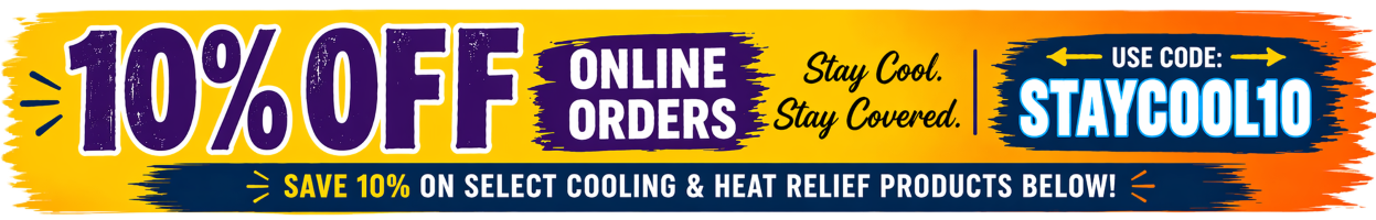 10% Off Online Orders - STAYCOOL10