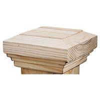 POST CAP 6X6IN FANCY BX 7-1/2